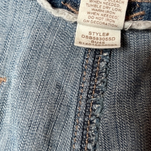 Sonoma Life Style Blue Jeans with Belt Low Rise Boot Cut Modern Fit Women FLAWS - Picture 6 of 16